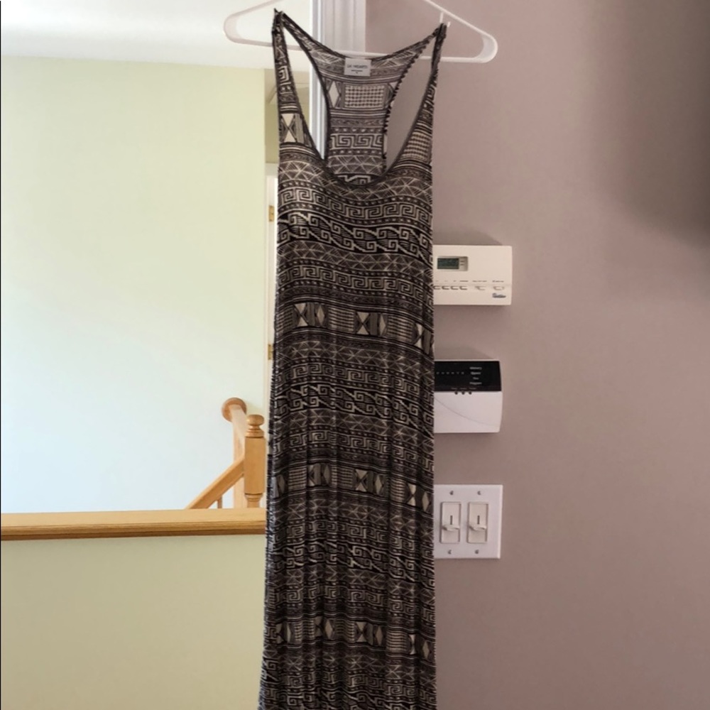 Aztec print maxi dress